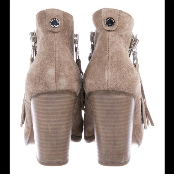 RAG & BONE Margot Side-zip Suede Ankle Boot - Picture 4 of 12